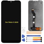 A-MIND for Motorola Moto E 2020 XT2052/Moto E7 LCD Display Touch Digitizer Screen Replacement XT2052-1, XT2052-2, XT2052-5 Full Assembly Repair Kits with Tools