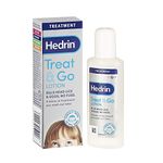 Hedrin Treat & Go Leave-In Lotion, Fast, No Fuss Lice & Nit Treatment, Kills Head Lice & Eggs, Clinically Tested, Suitable for Adults & Children, 1 x 50ml (2 x 25ml Treatments)