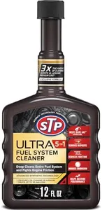 STP Ultra 5 In 1 Fuel System Cleaner and Stabilizer, Deep Cleans Fuel System and Fights Engine Friction, 12 FlOz