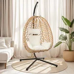 LEX CRAFT Egg Chair with Stand, Pat