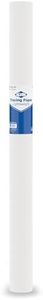 ALVIN 55W-J Lightweight Tracing Paper Roll, White, Suitable with Ink, Charcoal, Felt Tip Pen, for Sketching or Detailing - 24 Inches, 50 Yards, 1-inch Core
