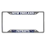 FANMATS 17211 License Plate Frame NFL (New England Patriots), 1 Pack