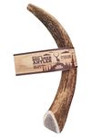 Dog gnaws Deer Antlers for Dogs – Large Dog Antler Natural Dog Treats and Chews – GradeA, Sustainable Puppy Teething Toys & Dental Sticks – Naturally-Shed Nutritious Dog Chew Toys Bones – 135g-165g