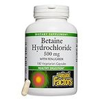 Natural Factors - Betaine HCL 500mg