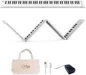 Carry-on 88 Key White Portable Fold