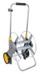 HOZELOCK - Cart Reel Pro Metal 90m (Cart and Fittings Only): Max. Capacity 90m of Ø 12.5mm Hose, Large Wheels for Increased Stability, Storage and Foam on Handle, Supplied with 2 Fittings [2460R0000]