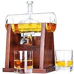 Jillmo Whiskey Decanter Set, 1250ml