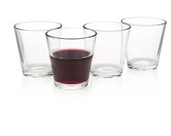 "Enoteca" Italian Wine Bar Stemless Wine Glass 4-Piece Set (Gift Box Collection)