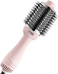 TYMO Pink Volumizer Hair Dryer Brush with Titanium Barrel, 1200W, 3 Speeds, Nylon Bristles, Ionic Technology, Salon Long-lasting Hairstyles, Hot Air Brush for Women, Designed for 120V USA Outlets