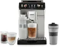 De'Longhi Eletta Explore Espresso Machine with Cold Brew, Hot & Cold Milk Frother - 50+ Recipes, Built in Grinder, User Profiles, Smartphone Compatible with Bean Adapt Technology for Ideal Extraction