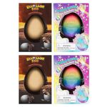 Class Collections Surprise Growing Dinosaur And Unicorn Hatch Egg Kids Novelty Toy - 4 Piece Set - Multicolor
