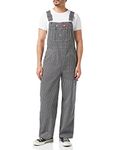 Dickies Men's Big Bib Overall, Hickory Stripe, 48x32