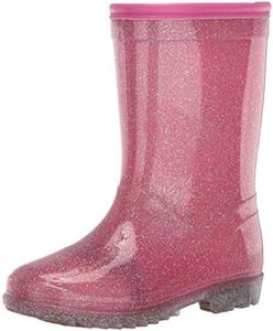 carter's Girls' Isa Pull-on Rainboot Rain Boot, PINK, 11 M US Little Kid