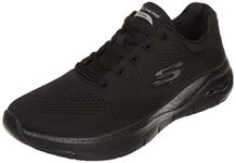 Skechers Women's Arch Fit Big Appeal Sneaker,Black Mesh / Trim,7 UK