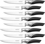 JXWING German High Carbon Stainless Steel Steak Knives, Premium 8-Piece Steak Knife Set