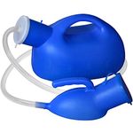 Urinals for men Men's urinal with hand-held portable urine cup 2000 ml urinal bottle catheter male urinals for elderly bedridden hospital beds wheelchair (BLUE)