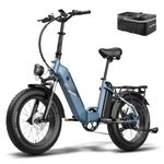 Fafrees [ Official FF20 Polar Electric Bike Fat Tyre, E Bike UK Plug 48V 10.4Ah*2 Batteries up to 160KM, Men's Electric Bike 20 inch for 160CM-200CM, Foldable Electric Bike for Heavy Adults 150 kg