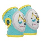 JIAHG Baby Toddler Anti-slip Knee Pads for Crawling,Baby Boys Girls Adjustable Crawling Knee Pads Elastic Leg Warmers Safety Knee Protectors Mesh Breathable Baby Kneepads Knee Protective Cover