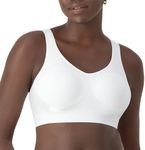 Bali Women's Comfort Revolution Shaping Wirefree Bra, White, Large