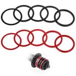 10Pcs Bike bottom bracket spacer,Single Speed Conversion Kit Accessories Aluminium Alloy Flywheel Hub Washer Spacer for Mtb Road Bike 1mm 1.5 mm 2 mm 2.5 mm 3.0 mm Bottom Bracket Washer