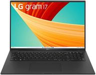 LG gram 17” Lightweight Laptop, Intel 13th Gen Core i7 Evo Platform, Windows 11 Home, NVIDIA RTX3050 4GB GPU, 16GB RAM, 1TB SSD, Black