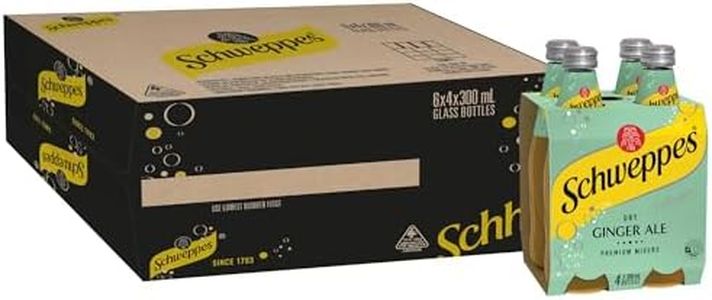 Schweppes Dry Ginger Ale Soft Drink, 4 x 300 ml (Pack of 6)