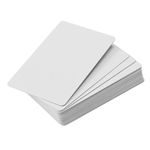 LINQS® Blank White Printable PVC NFC (RFID) Card | For Business Tap/Online Review/Social Media Follow cards (100)