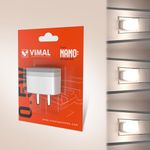 Vimal Nano 0.5Watt LED Plug in Night Lamp with Warm White Night Light (3 Pack)