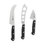 Victorinox Specialty Knives & Tools 3-Piece Cheese Set, Black and Stainless Steel (6.8632.06)