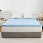 Ergo, 3 Inch Cooling Mattress Topper King, High Density Foam, Firm Mattress Topper, Relieves Back Pain, Ventilation Holes, Cooling Beads, Memory Foam Mattress Topper, CertiPUR-US Certified