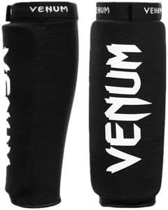 Venum Unisex Kontact Shin-Guards, Black, One Size