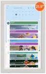 ApoloSign Digital Calendar: 21.5 Inch Electronic Calendar, Smart Touchscreen Interactive Display for Chore Chart, Family Schedules Planner, Supports All Apps via Google Play, Wall Mount-Spruce Gray