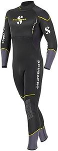 SCUBAPRO Men's Sport Steamer Wetsuit with 3mm Thickness, Medium, Black/Yellow