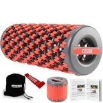 Collapsible Foam Roller for Exercise and Recovery (13 Inches), Easily Portable at 5.5 inches (Red)