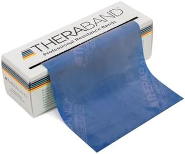 TheraBand Resistance Bands, 5.5m Roll Professional Latex Elastic Band For Upper & Lower Body, Core Exercise, Physical Therapy, Pilates, Home Workouts, Rehab, Blue, Extra Heavy, Intermediate Level 5