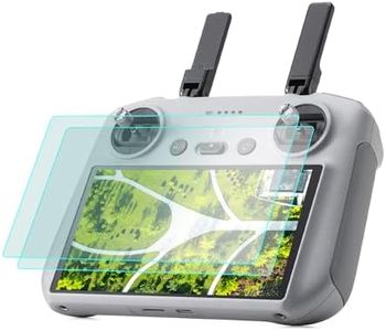 FPVtosky 2Pc Screen Protector HD Tempered Glass Film, Anti-Scratch for DJI Mini 4 pro/Air 3/Mavic 3 Pro/Mini 3/Mini 3 Pro/Air 2S RC/RC 2 Remote Controller