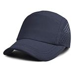 Outdoor Shaping Ultra-Light Breathable, Baseball Cap Flat-Top Sport, Quick-Dry Hat with Side Ventilation, Summer Outdoor Cap Adjustable, Hiking Running Travel Daily Wear Navy