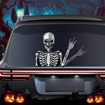 Leniutor Halloween Rear Wiper Decal, Horror Scary Film Figure Wipertag for Car Rear Window Windshield for SUV Car Stickers and Decals Halloween Car Decoration (Rock Hand)