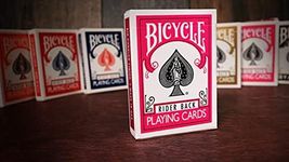 Bicycle 1 Deck of Fuchsia Rider Back Playing Cards (PINK) Standard Edition Deck