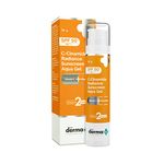 The Derma Co C-Cinamide Sunscreen Aqua Gel SPF 50 PA++++ I Vitamin C & Niacinamide I Lightweight Texture I No White Cast I For Sun Protection & Glowing Skin I Power of 2 Actives- 50gm