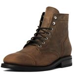 Thursday Boot Company Men's Captain Rugged and Resilient Cap Toe Boot, Burnt Copper, 9