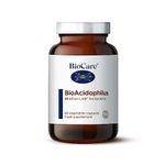 BioCare BioAcidophilus | 20 Billion LAB4 Live Bacteria | Food Supplement Suitable for Vegetarians and Vegans - 60 Capsules