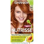 Garnier Nutrisse Nourishing Hair Color Creme, 643 Light Natural Copper (Packaging May Vary)