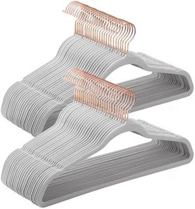 SONGMICS Velvet Hangers, Non-Slip, 50-Pack