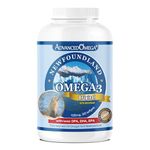 ADVANCED OMEGA Seal Oil 1000MG (300 Count), Canadian Newfoundland Harp Seal Omega-3 Supplement, Non-GMO, Gluten-free, Soy-free, and Dairy-free, Made in Canada