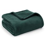 Bedsure Fleece Blanket Sofa Throw - Versatile Blanket Fluffy Soft Throw for Bed and Couch Twin/Double, Botanical Garden, 150x200cm