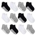 12 Pairs Anti Slip Baby Ankle Socks