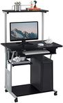 Topeakmart 3 Tier Computer Desk wit