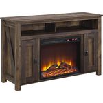 Ameriwood Home Farmington Electric Fireplace Console for TVs up to 50", Rustic