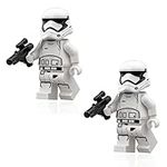 LEGO Star Wars The Force Awakens Minifigure - Pack of 2 First Order Stormtrooper with Blaster Guns